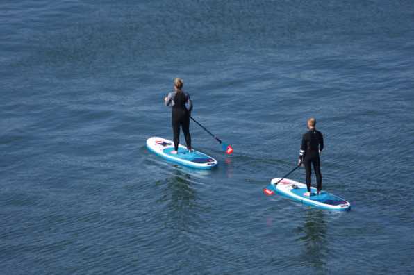 24 May 2020 - 16-59-18 
Paddleboarders galore on the river today.
------------------
Dartmouth paddle boarding.